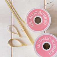 ヘッズ メタリックゴムリボンゴールド-2 GOL-MR2 1セット（5巻：1巻×5パック）（直送品）