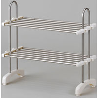 ファミリー・ライフ 伸縮式ステンレス整理棚 a12928 1台