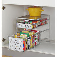 ファミリー・ライフ シンク下フリーラック2段「桜」 幅250×奥行430×高さ350mm a16261 1台（直送品）