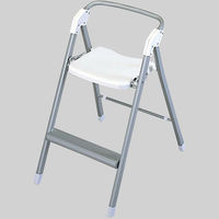 ファミリー・ライフ ステップアップチェア ホワイト 幅530×奥行790×高さ650mm a1644910 1台（直送品）