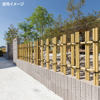 タカショー エコ竹 イエロー 1本あたり 約φ30×長さ1830mm TC-S30/20S 1セット（20本入り）（直送品）