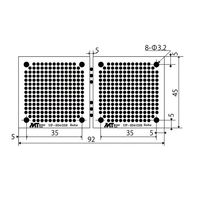 マザーツール ユニバーサル基板 1箱(10枚入) UP-204GSR 1箱(10枚) 61-9950-60（直送品）