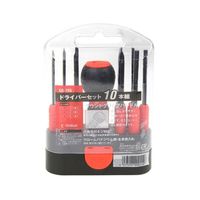 藤原産業 EーValue ドライバーセット 10本組 ED-795 1個 62-2831-75（直送品）