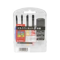 藤原産業 EーValue ドライバーセット(+、ー、六角) 8本組 ED-270 1個 62-2831-82（直送品）