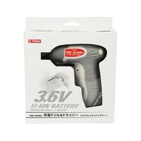 藤原産業 EーValue 充電ドリルDV 3.6V 230minー1 EDD-3630SLI 1個 62-2834-72（直送品）