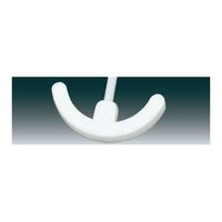 フロンケミカル PTFE撹拌棒 550mm 9.5φ 140mm NR2029-003 1本 61-9944-43（直送品）