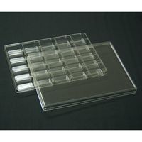 アズワン サンプル保管トレー 5枚入 210×297×25mm 5×5マス 61-9950-09 1セット(5枚)（直送品）