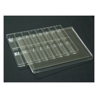 アズワン サンプル保管トレー 5枚入 210×297×25mm 2×8マス 61-9950-12 1セット(5枚)（直送品）