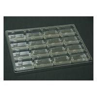 アズワン サンプル保管トレー(3枚入) 210×297×20mm 4×4マス T-009-16ZS(16マス)3マイ 1セット(3枚)（直送品）