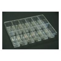 アズワン サンプル保管トレー(3枚入) 210×297×45mm 2×6マス T-010-12TD(12マス)3マイ 1セット(3枚)（直送品）
