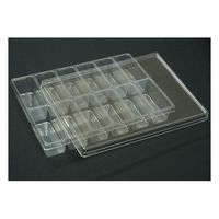 アズワン サンプル保管トレー 5枚入 210×297×45mm 2×6マス 61-9950-33 1セット(5枚)（直送品）