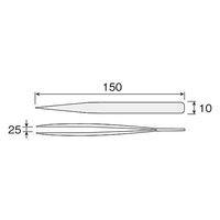 ホーザン ピンセット Pー86ー150 P-86-150 1個 61-0486-99