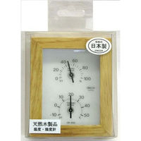 クレセル 温度計・湿度計 Woody CRー650W CR-650W 1個 62-3965-96