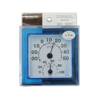 クレセル 温湿度計クリア・ミニブルー CR-12B 1個 62-3966-08（直送品）