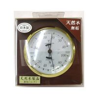 クレセル 天然木温湿度計(卓上用) CR-640 1個 62-3966-35（直送品）