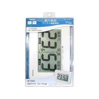 クレセル 超大画面デジタル温湿度計 CR-3000W 1個 62-3966-49（直送品）