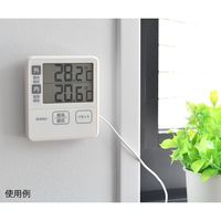 ドリテック 室内・室外温度計 O-285IV 1個 62-8553-21（直送品）