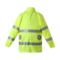 アゼアス AZ LITE 10190 高視認性空調服 ジャケット イエロー LL AZLITE10190Y-LL 1枚 62-4094-30（直送品）