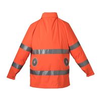 アゼアス AZ LITE 10190 高視認性空調服 ジャケット オレンジ LL AZLITE10190O-LL 1枚 62-4094-33（直送品）