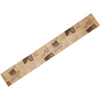 大阪ポリヱチレン販売 フランスパン紙袋ヨーロピアン柄（茶）No.99（特大） 5718 1包：50枚×20（直送品）