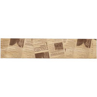 大阪ポリヱチレン販売 フランスパン紙袋ヨーロピアン柄（茶）No.95（小） 5723 1包：50枚×20（直送品）