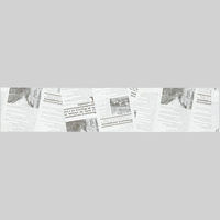 大阪ポリヱチレン販売 フランスパン紙袋ヨーロピアン柄（白）No.175（小） 6581 1包：50枚×20（直送品）