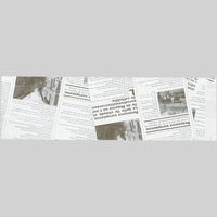 大阪ポリヱチレン販売 フランスパン紙袋ヨーロピアン柄（白）No.178（特小） 6592 1包：50枚×20（直送品）