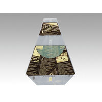 大阪ポリヱチレン販売 ヨーロピアントライアングル（茶） 8561 1包：100枚×10（直送品）