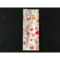 大阪ポリヱチレン販売 CRS-4チュロス袋(スイートハート) 8998 1セット(1袋(100枚)×10)（直送品）