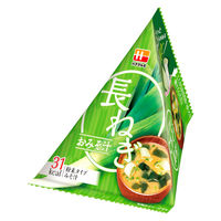 三角パックごちそう具材 長ねぎのおみそ汁 1セット（1個×10） ハナマルキ
