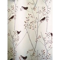 デザインライフ 遮光カーテン ミキニコトリ ピンク 幅1000×長さ1350mm V1057 1枚（直送品）