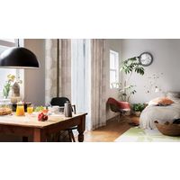 デザインライフ 遮光カーテン アツマリ ホワイト 幅1000×長さ1350mm V1282 1枚（直送品）