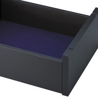 HAMILeX Badic（バディック） B-7126用 オプション引出しユニット ブラック木目柄 幅512×奥行400×高さ191mm BP-716（直送品）