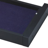 HAMILeX Badic（バディック）シリーズ オプション引出しユニット ブラック木目柄 幅450×奥行276×高さ50mm BP-733 1台（直送品）