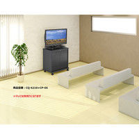 HAMILeX CAMEO（カメオ）シリーズ 機器収納ラック ブラック 幅120×奥行407×高さ406mm CQ-6210 1台（直送品）