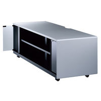 TIMEZ WSシリーズ テレビ台 オーディオラック シルバー/ブラック 幅1635×奥行430×高さ415mm TV-WS1600 1台（直送品）
