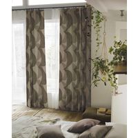 デザインライフ 遮光カーテン オボロ グレー 幅1000×長さ2000mm V1295 1枚（直送品）