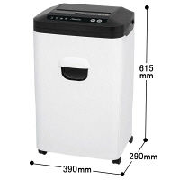 アスカ Asmix シュレッダー マイクロカット A4 20L 自動細断90枚セット S67MF オートリバース 手動連続50分（直送品）