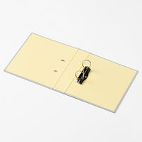 リヒトラブ リクエスト D型リングファイル A4S 2穴 500枚収容 グレー G2250-27 1冊