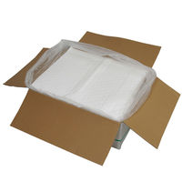 小野商事 オイル吸着マット 100枚入り 2mm×400mm×500mm 油拭きマット WS6020 1セット（100枚）