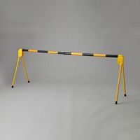 エスコ 1137 ̄2008x498x693mm 伸縮折畳バリケード(黄黒 EA983FV-63 1台（直送品）