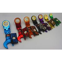 中正機械 MGW-10FS カラーギアレンチ フレックスショート ゴールド 10mm 1セット(7個)（直送品）