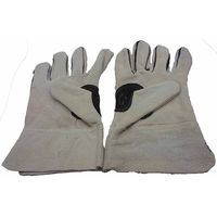 中正機械 M-2 溶接用グローブ(牛革) 240mm 1セット(7双)（直送品）