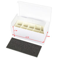 金鵄製作所 カミコンバイアルケース 緩衝ウレタン付き 2410 20組 91032-020 1箱(20組入)【バイアルホルダー ワクチン輸送 箱】（直送品）