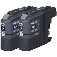 ブラザー（brother） 純正インク LC111BK-2PK ブラック 1パック（2個入） LC111シリーズ（わけあり品）