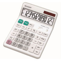 シャープ　セミデスクタイプ　電卓　EL-S452X（わけあり品）