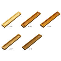 川喜金物 天然木 くまの戸引手 60mm シオジ 木製 引戸 襖 障子 建具 DIY 1100100060277 1個（直送品）
