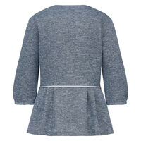 サーヴォ オーバーブラウス 七分袖 レディース 制服 事務服 ブルーグレー 11号 GOBL-2604-B7 1着（直送品）