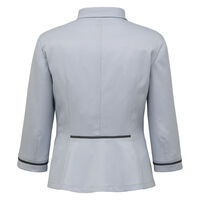 サーヴォ オーバーブラウス 七分袖 レディース 制服 事務服 パウダーブルー 15号 GOBL-2601-K1 1着（直送品）