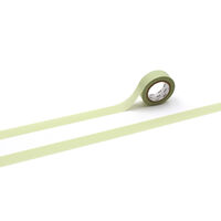 【アウトレット】【Goエシカル】訳あり カモ井加工紙 mt 1P パステルオリーブ MT01P356 幅15mm×長さ10m 1個